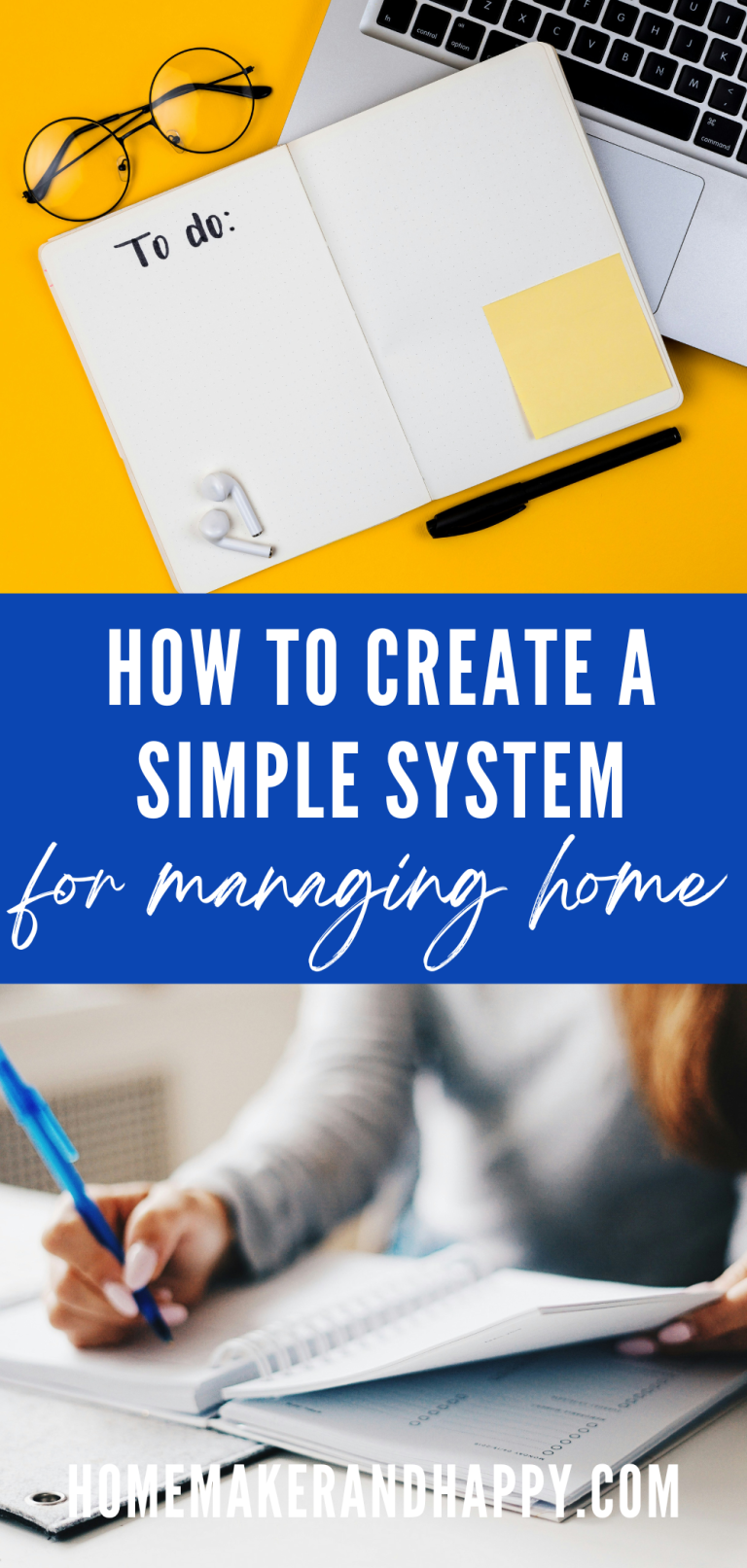 How to Create a Simple Home Management System - Homemaker and Happy