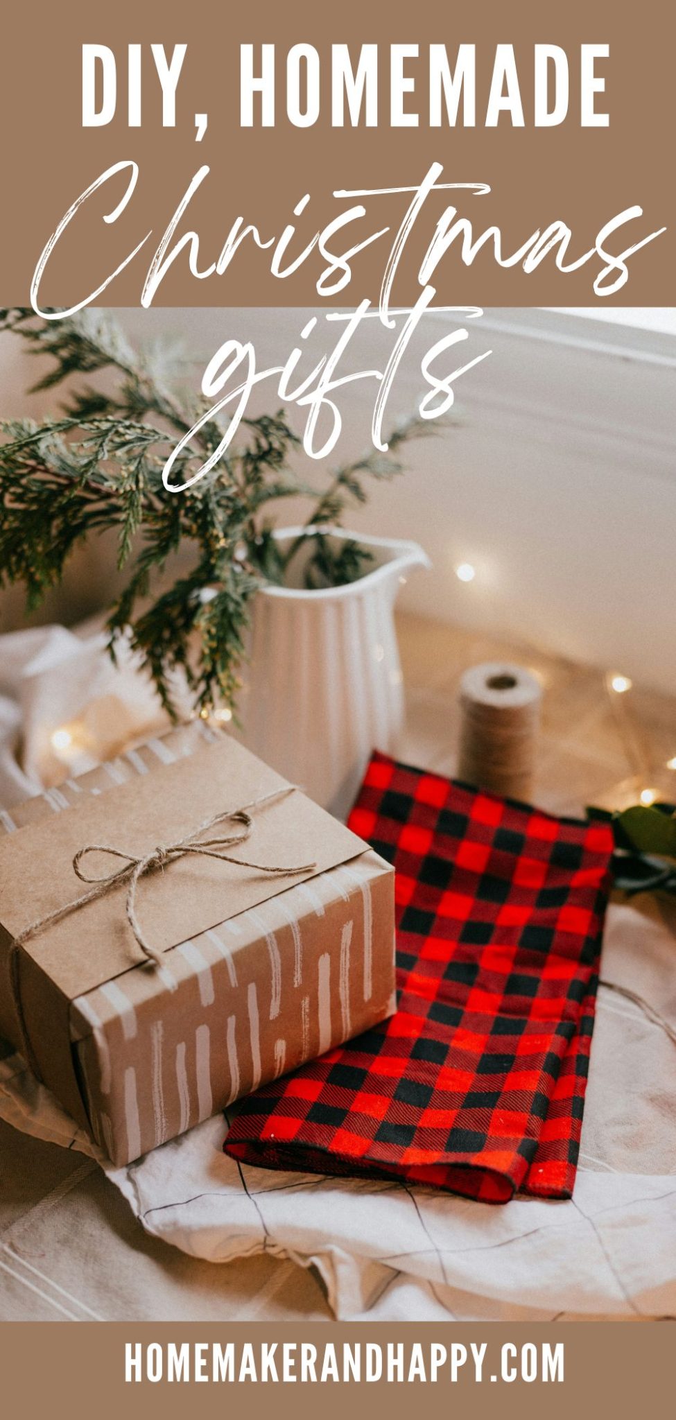 24 DIY Homemade, Easy, Christmas Gift Ideas - Homemaker and Happy