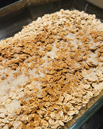 baked oatmeal with spices