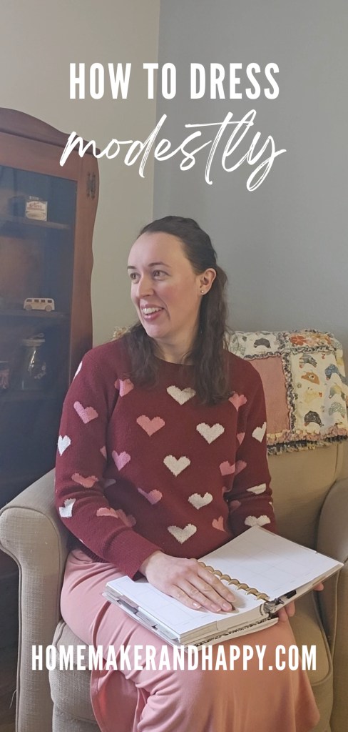 woman in a sweater over a dress